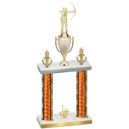 Double Orange Glacier First Place Archery Trophy