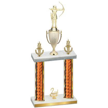 Double Orange Glacier Second Place Archery Trophy