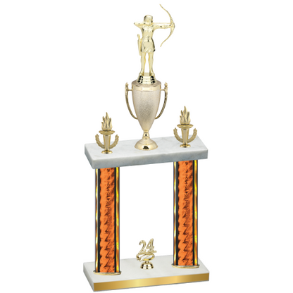 Double Orange Glacier Year Archery Trophy