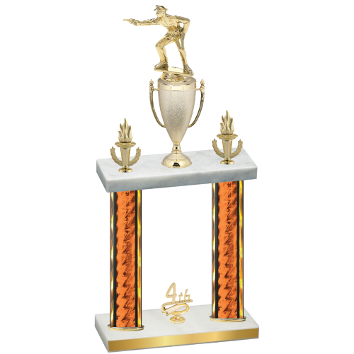 Double Orange Glacier Fourth Place Shooter Trophy