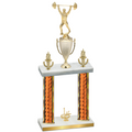 Double Orange Glacier First Place Weights Trophy