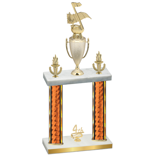 Double Orange Glacier Fourth Place Music Trophy