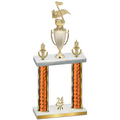 Double Orange Glacier Year Music Trophy