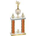 Double Orange Glacier Year Academics Trophy