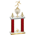 Double Red Glacier First Place Running Trophy