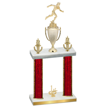 Double Red Glacier First Place Running Trophy