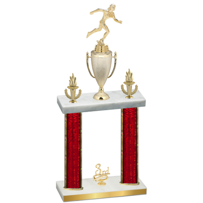 Double Red Glacier Third Place Running Trophy