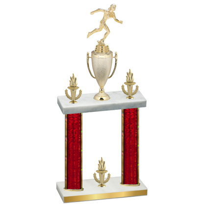 Double Red Glacier Victory Running Trophy