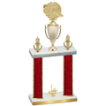 Double Red Glacier First Place Running Trophy