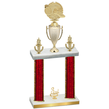 Double Red Glacier Third Place Running Trophy