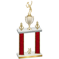 Double Red Glacier Year Tennis Trophy