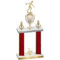 Double Red Glacier Second Place Bowling Trophy