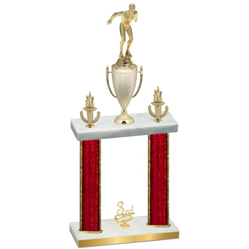 Double Red Glacier Third Place Swimming Trophy