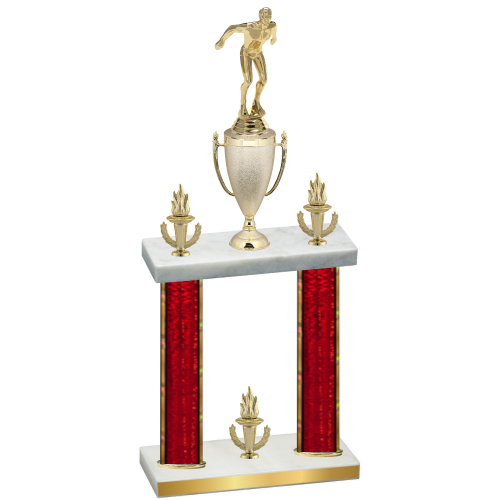 Double Red Glacier Victory Swimming Trophy