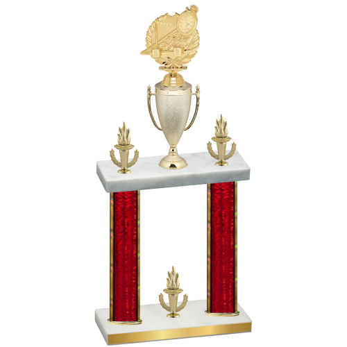 Double Red Glacier Victory Swimming Trophy