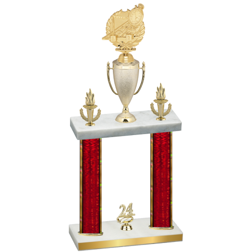 Double Red Glacier Year Swimming Trophy