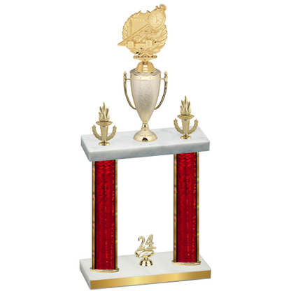 Double Red Glacier Year Swimming Trophy