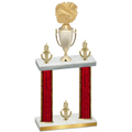 Double Red Glacier Victory Cheerleading Trophy