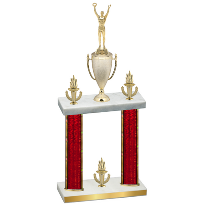 Double Red Glacier Victory Victory Trophy