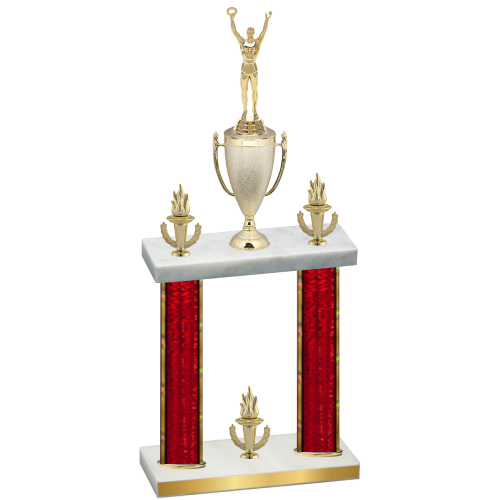 Double Red Glacier Victory Victory Trophy