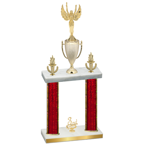 Double Red Glacier Third Place Victory Trophy