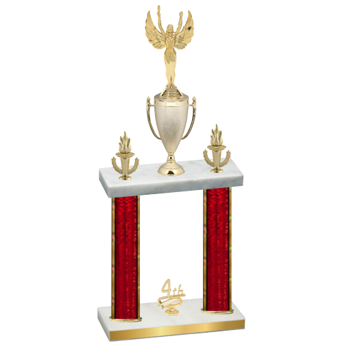 Double Red Glacier Fourth Place Victory Trophy