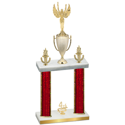 Double Red Glacier Fourth Place Victory Trophy