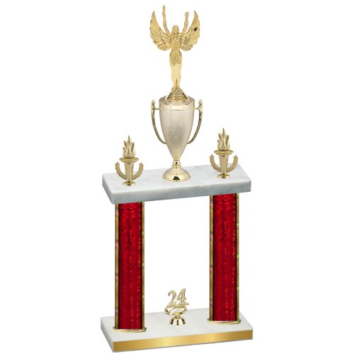 Double Red Glacier Year Victory Trophy