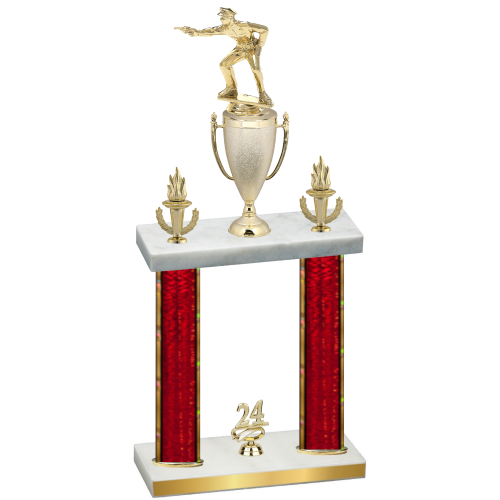 Double Red Glacier Year Shooter Trophy