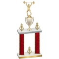 Double Red Glacier Victory Weights Trophy