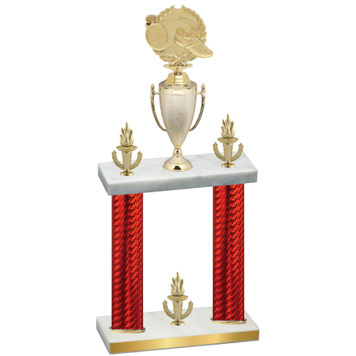 Double Red Carbon Fiber Victory Running Trophy