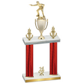 Double Red Carbon Fiber Year Shooter Trophy