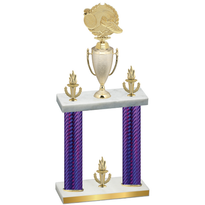 Double Purple Carbon Fiber Victory Running Trophy