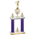 Double Purple Carbon Fiber Victory Swimming Trophy