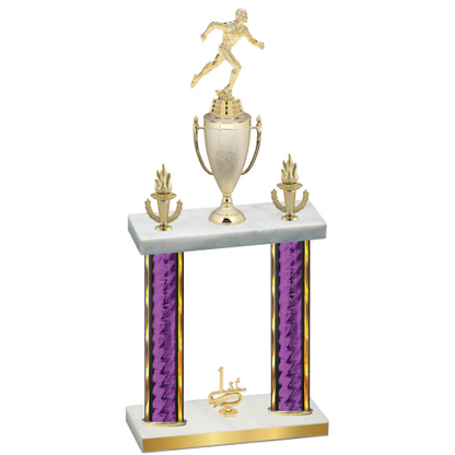 Double Purple Glacier First Place Running Trophy
