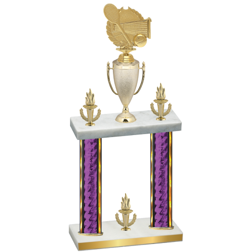 Double Purple Glacier Victory Tennis Trophy