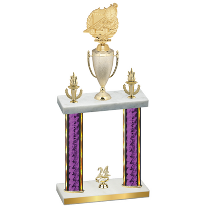 Double Purple Glacier Year Swimming Trophy