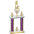 Double Purple Glacier Victory Hockey Trophy