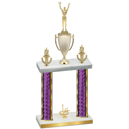 Double Purple Glacier First Place Victory Trophy