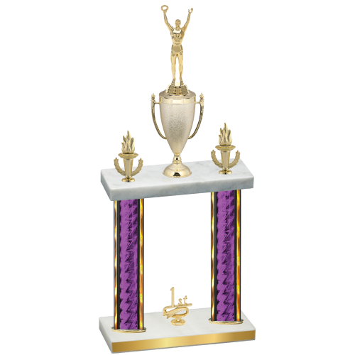 Double Purple Glacier First Place Victory Trophy