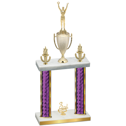 Double Purple Glacier Third Place Victory Trophy