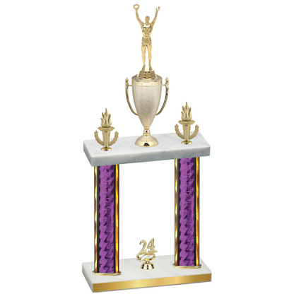 Double Purple Glacier Year Victory Trophy
