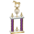 Double Purple Glacier Victory Horses Trophy