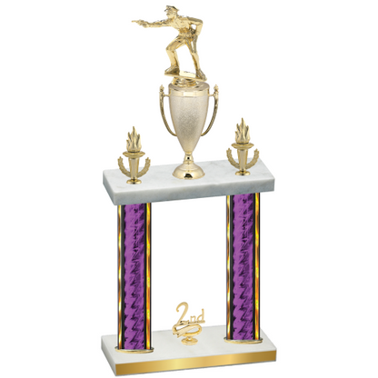 Double Purple Glacier Second Place Shooter Trophy