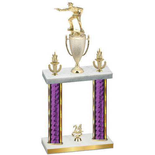 Double Purple Glacier Year Shooter Trophy