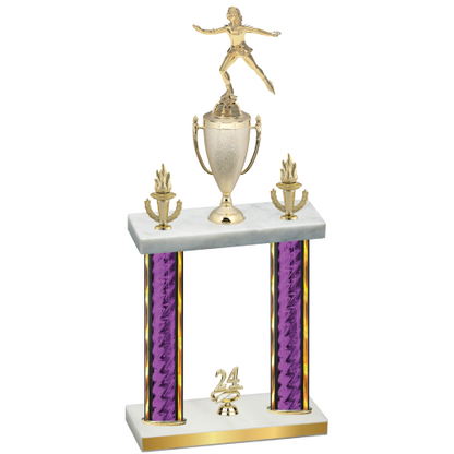 Double Purple Glacier Year Skater Trophy