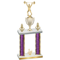 Double Purple Glacier Third Place Weights Trophy