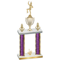 Double Purple Glacier First Place Majorette Trophy