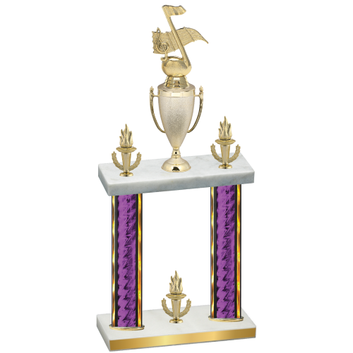 Double Purple Glacier Victory Music Trophy