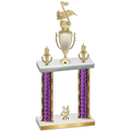 Double Purple Glacier Year Music Trophy